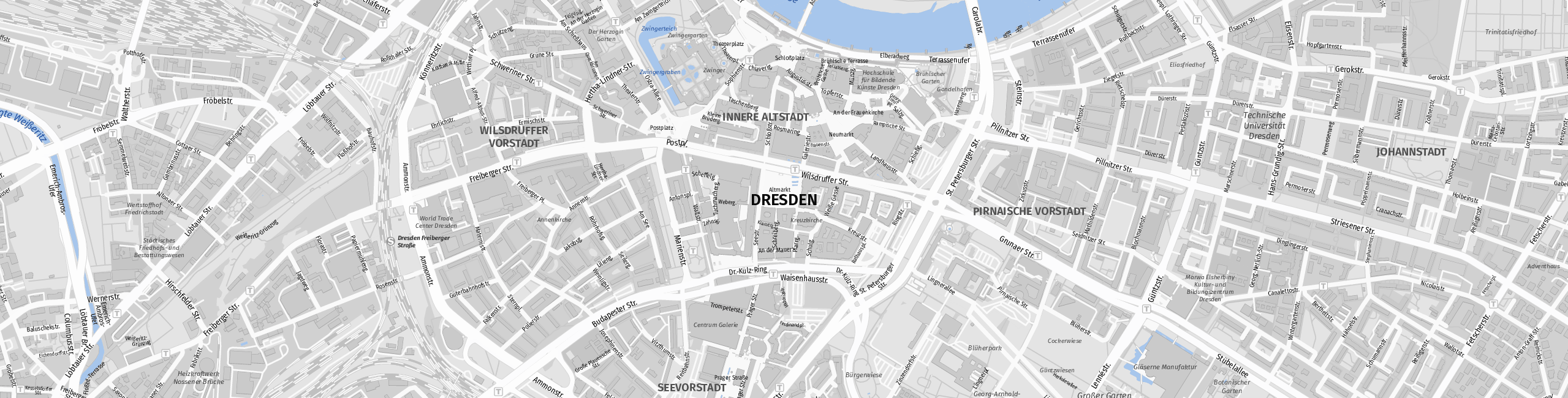 Stadtplan Dresden zum Downloaden.