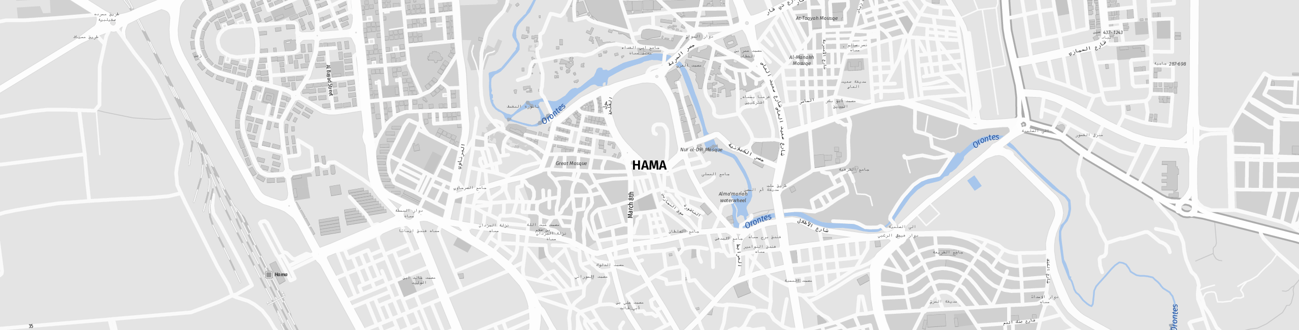 Stadtplan Hama zum Downloaden.