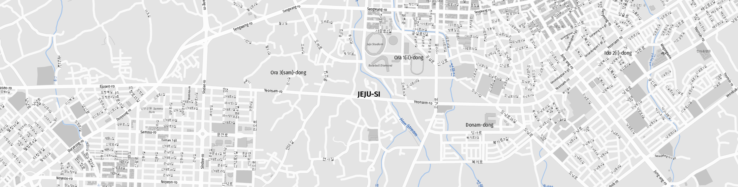 Stadtplan Jeju zum Downloaden.