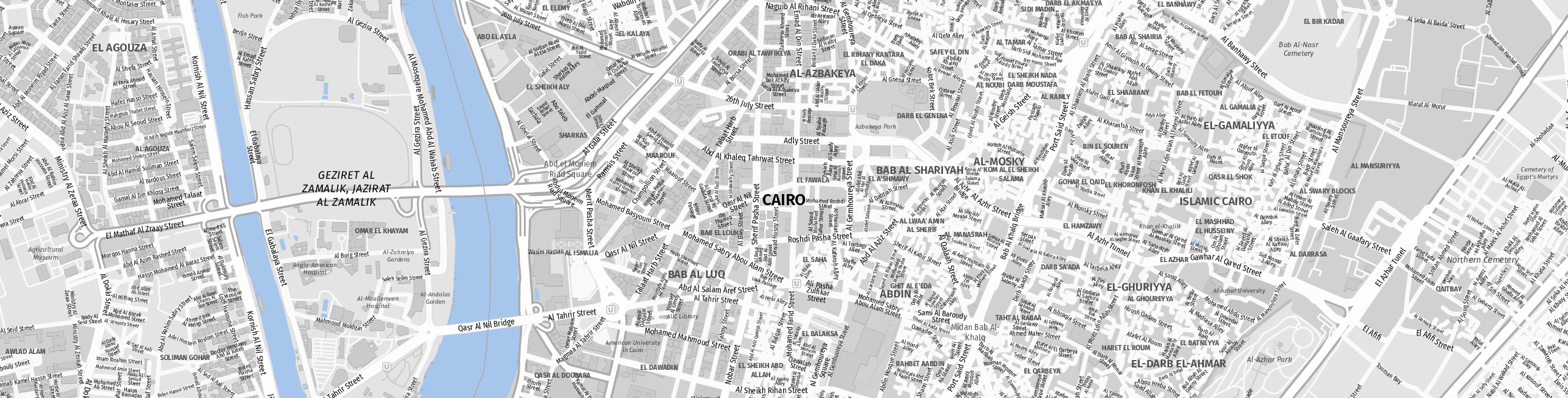 Stadtplan Kairo zum Downloaden.