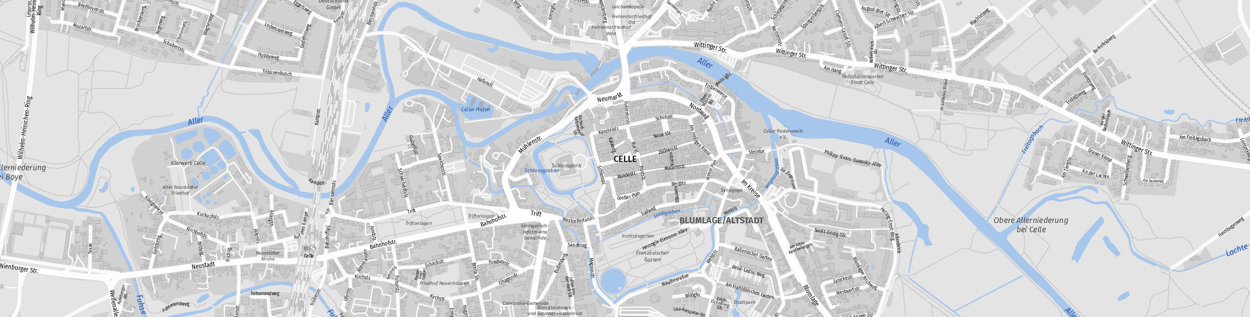 Stadtplan Celle zum Downloaden.