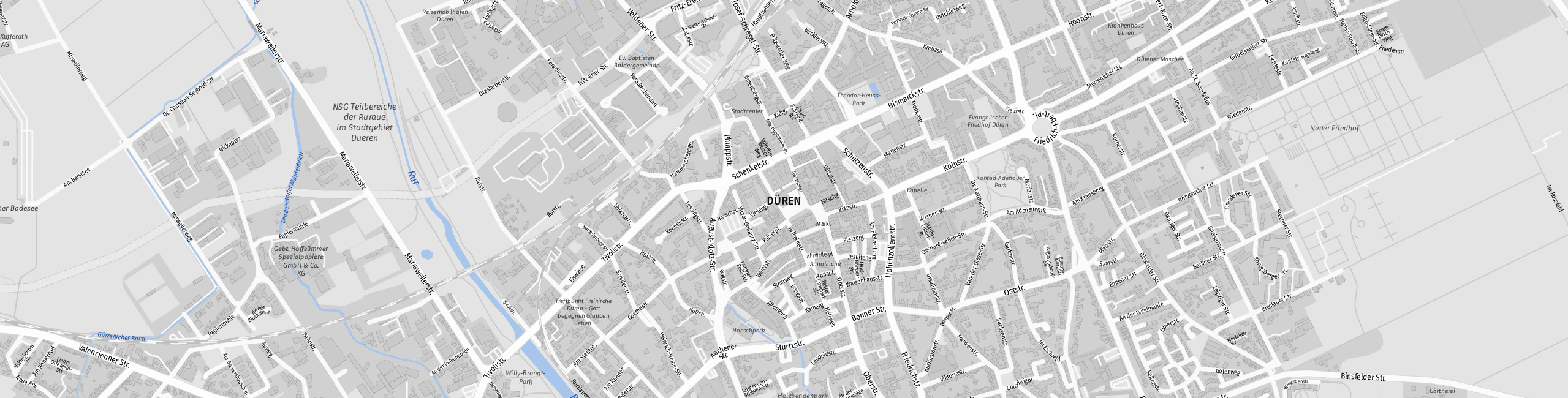 Stadtplan Duren zum Downloaden.