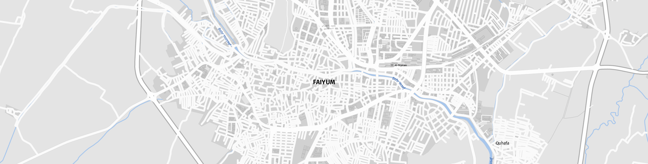 Stadtplan Al-Fayyum zum Downloaden.