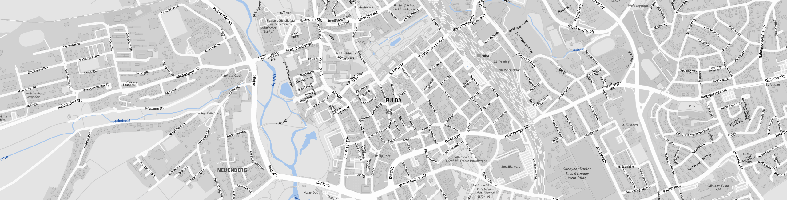 Stadtplan Fulda zum Downloaden.