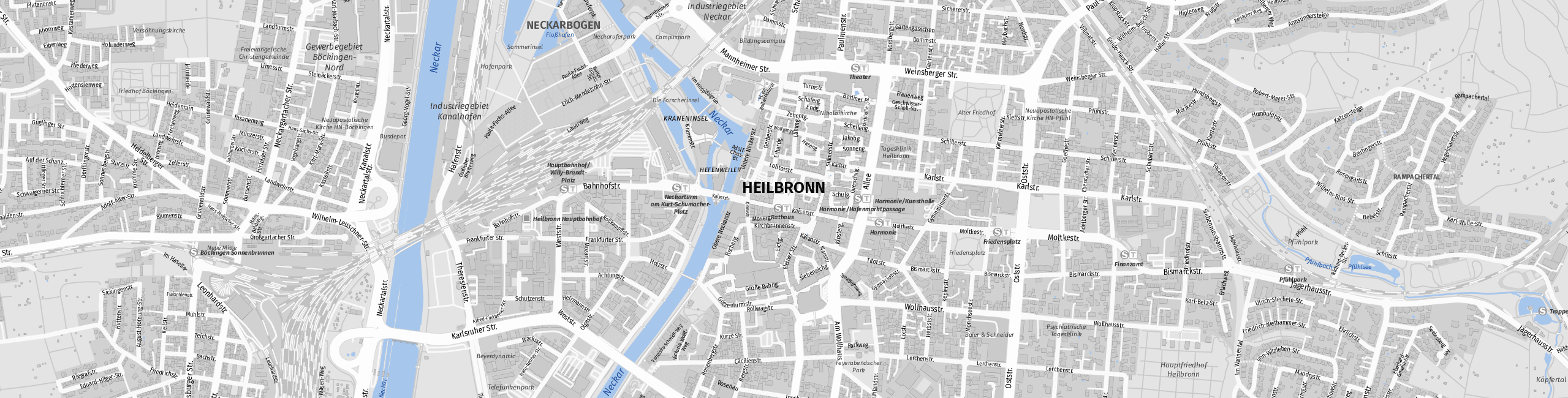 Stadtplan Heilbronn zum Downloaden.