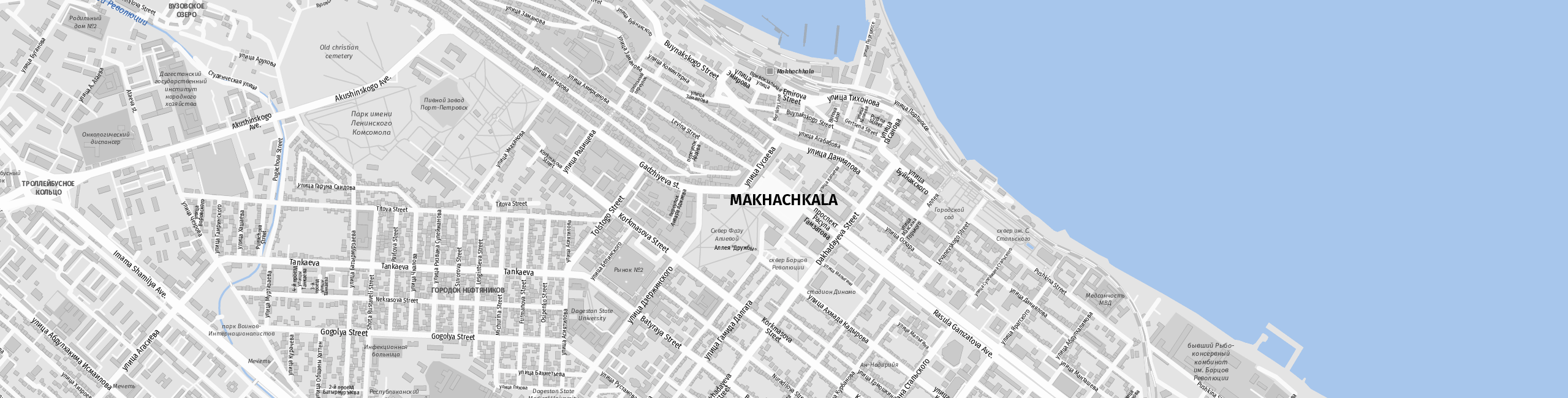 Stadtplan Machatschkala zum Downloaden.