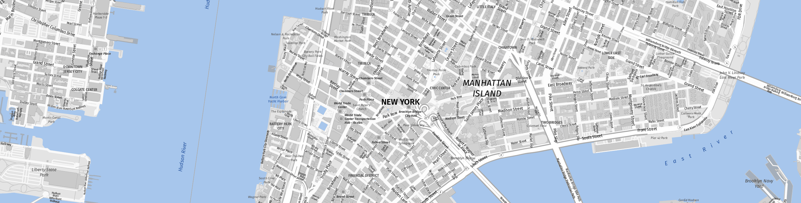 Stadtplan New York zum Downloaden.