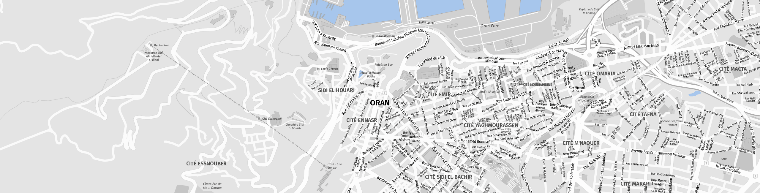 Stadtplan Oran zum Downloaden.