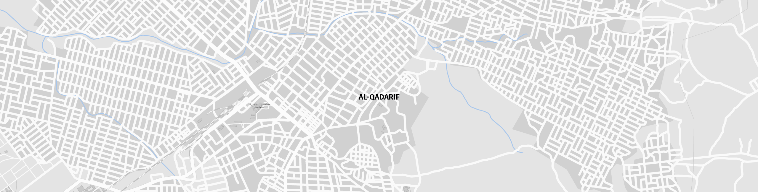 Stadtplan Al-Qadarif zum Downloaden.