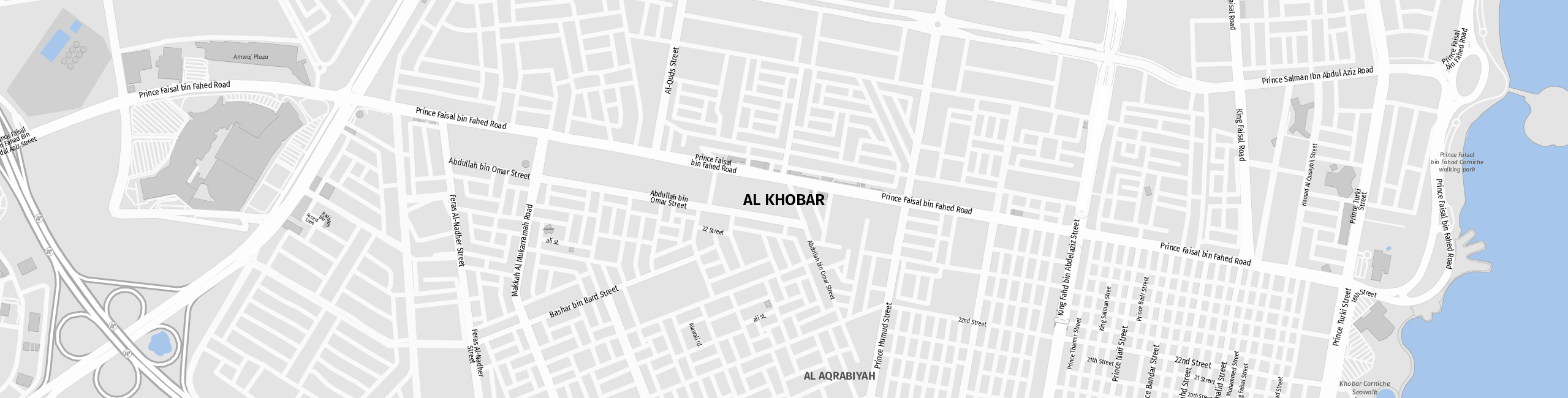 Stadtplan Al Khobar zum Downloaden.