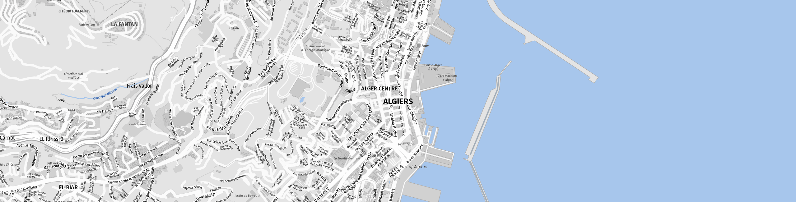 Stadtplan Alger zum Downloaden.