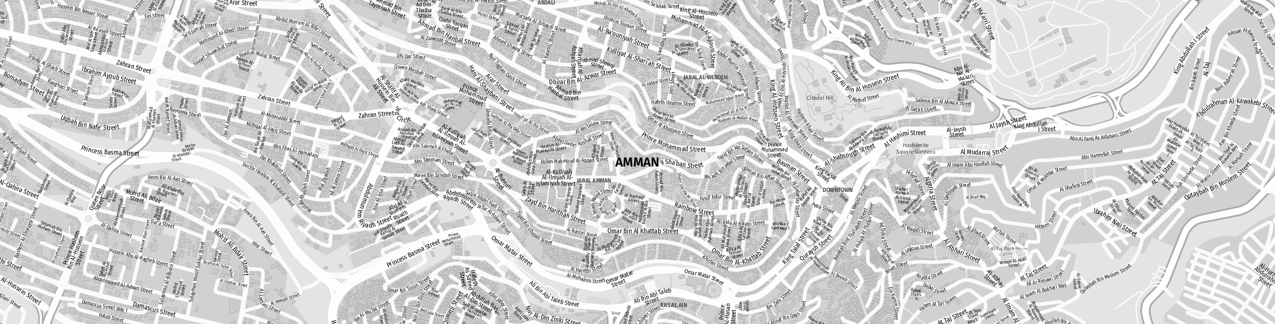 Stadtplan Amman zum Downloaden.