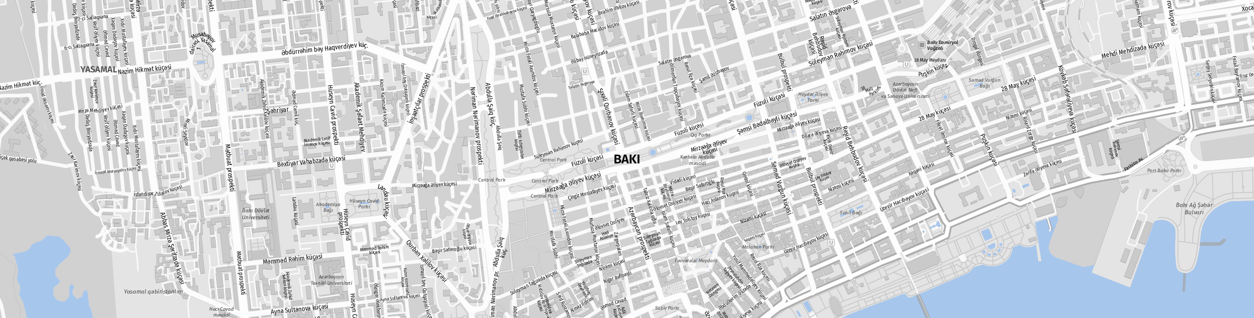 Stadtplan Baku zum Downloaden.
