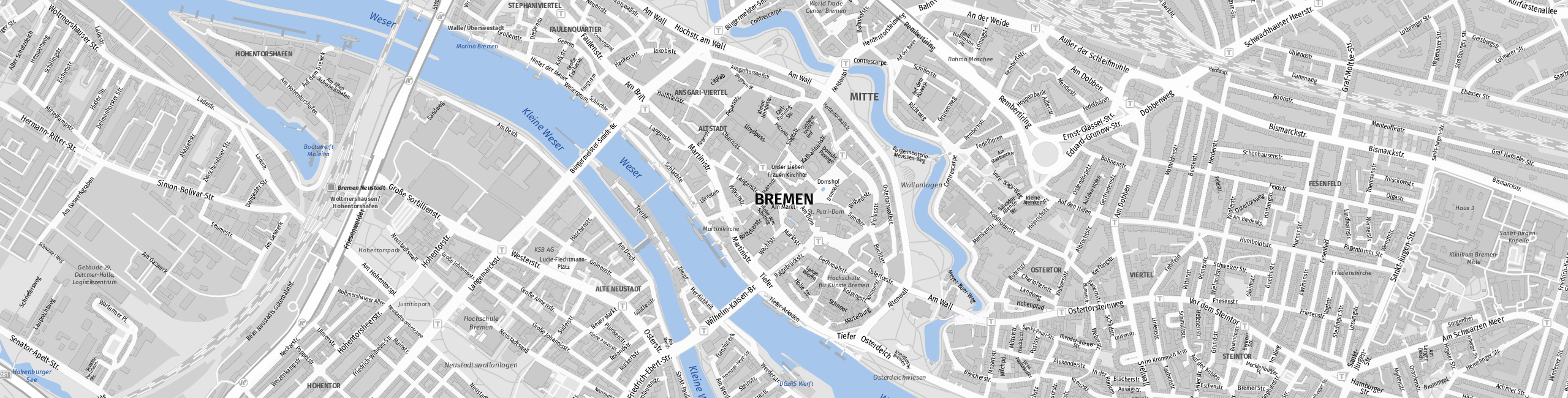 Stadtplan Bremen zum Downloaden.