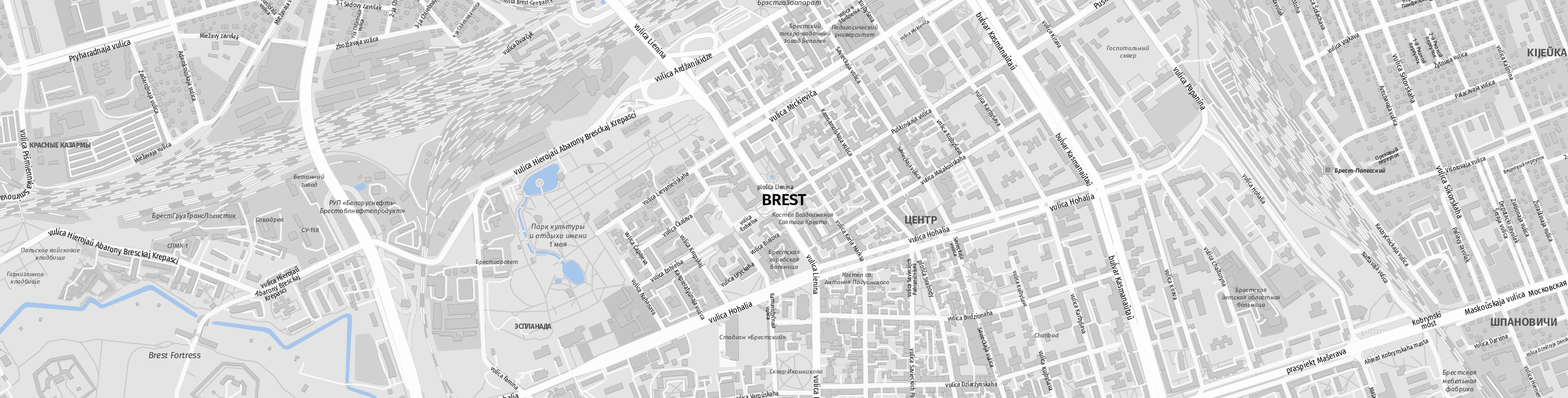 Stadtplan Brest zum Downloaden.
