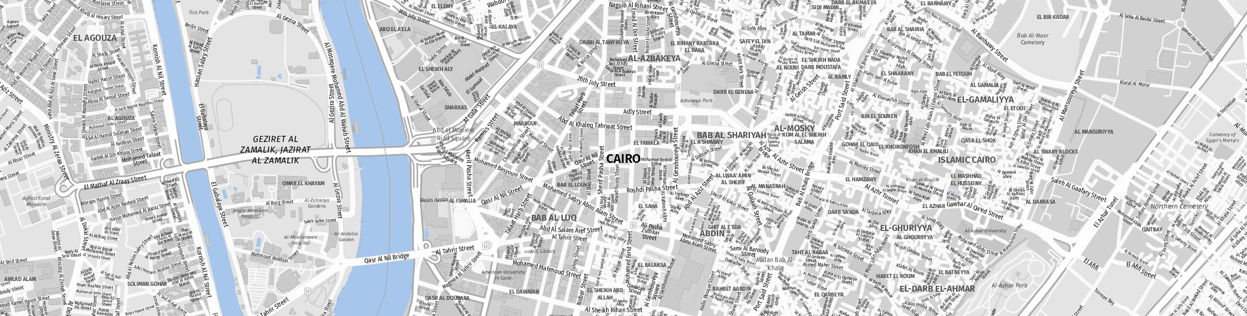 Stadtplan Cairo zum Downloaden.