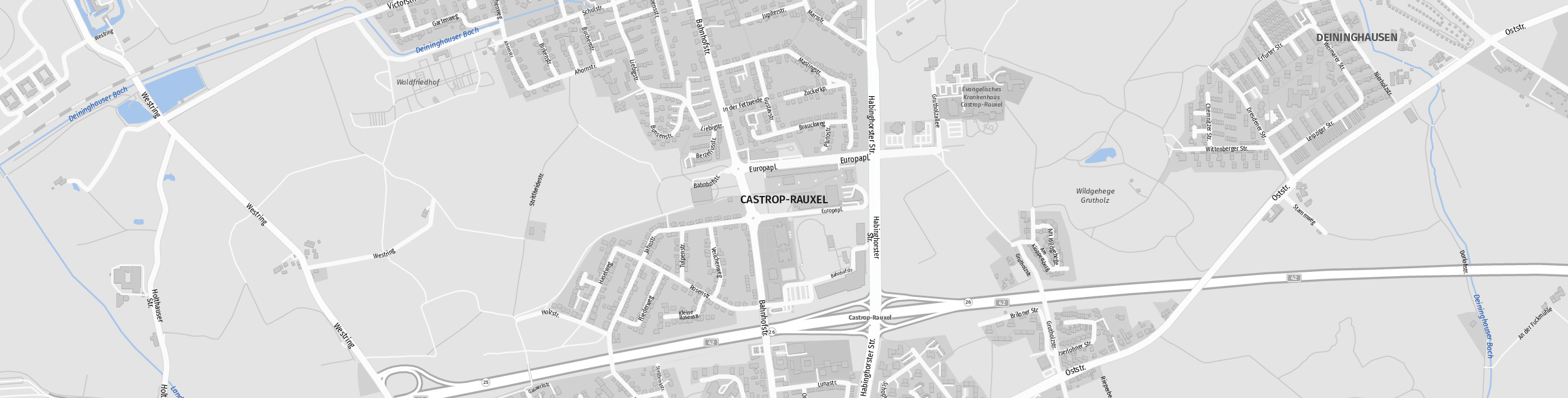 Stadtplan Castrop-Rauxel zum Downloaden.