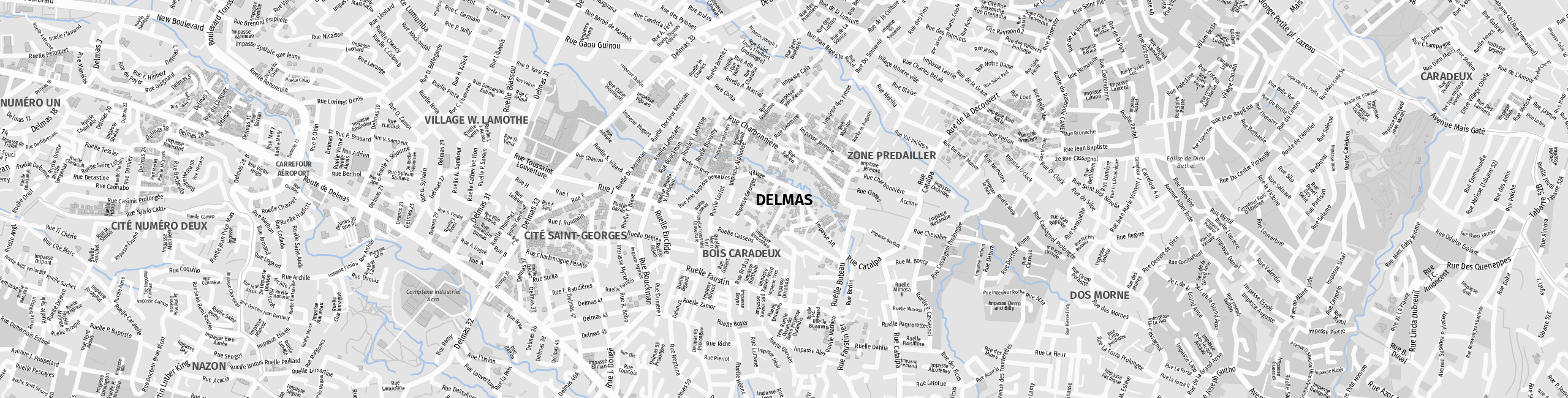 Stadtplan Delmas zum Downloaden.