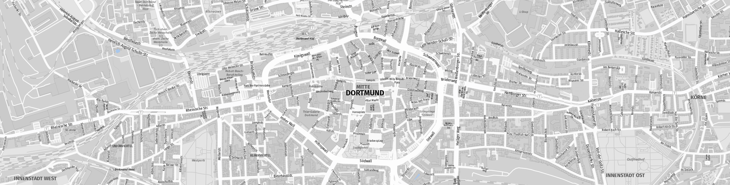 Stadtplan Dortmund zum Downloaden.