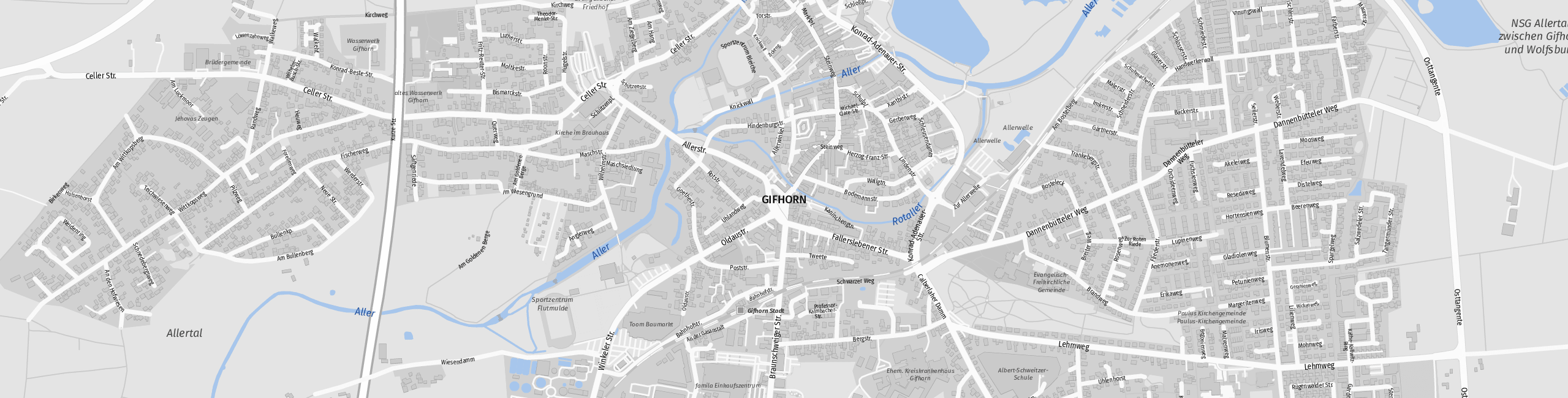 Stadtplan Gifhorn zum Downloaden.
