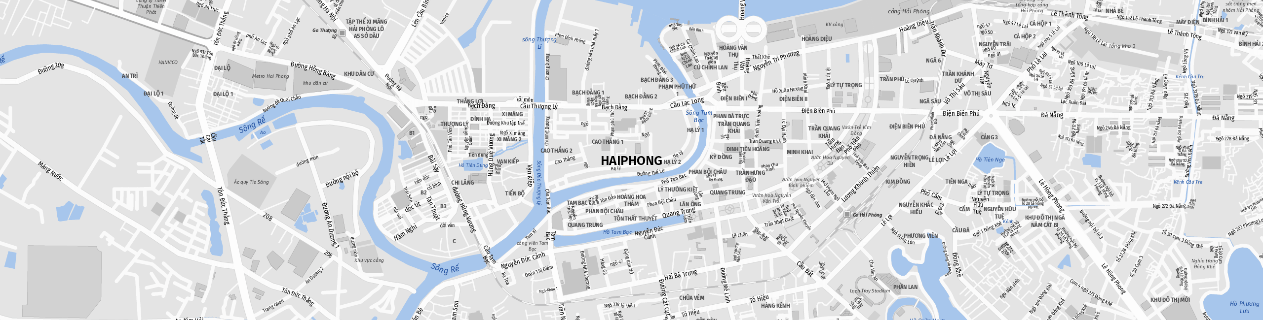 Stadtplan Haïphong zum Downloaden.