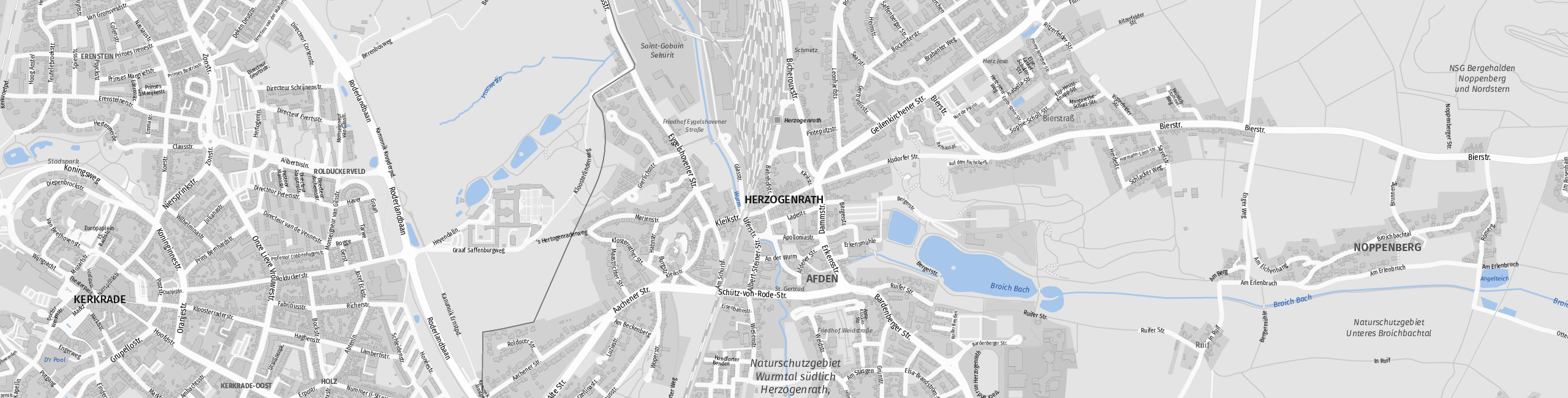 Stadtplan Herzogenrath zum Downloaden.