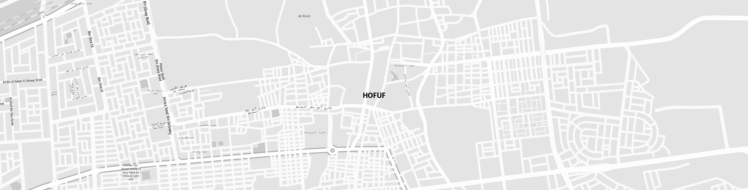 Stadtplan Hofuf zum Downloaden.