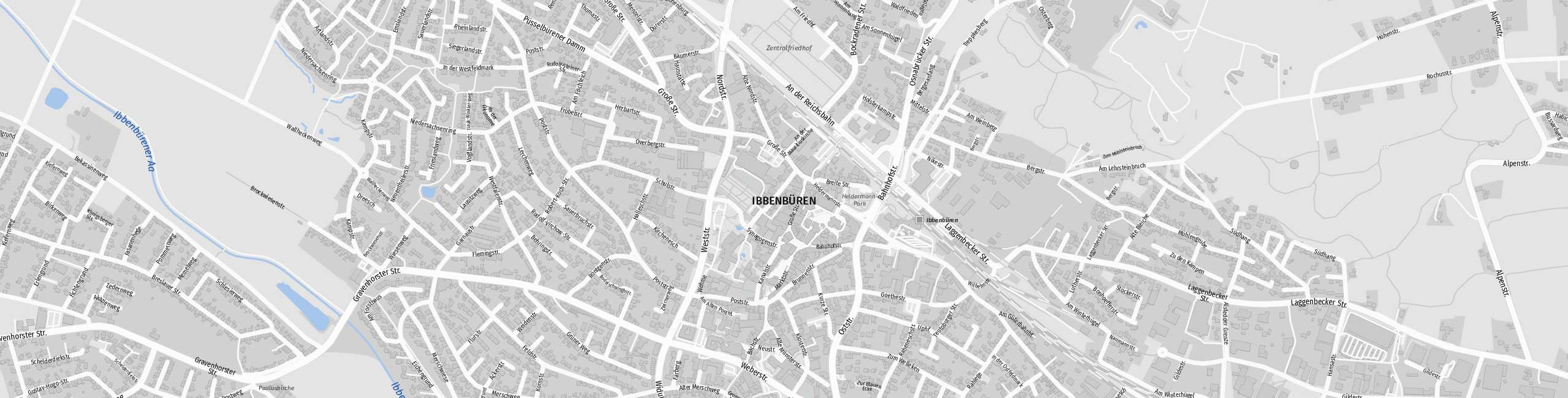 Stadtplan Ibbenbüren zum Downloaden.
