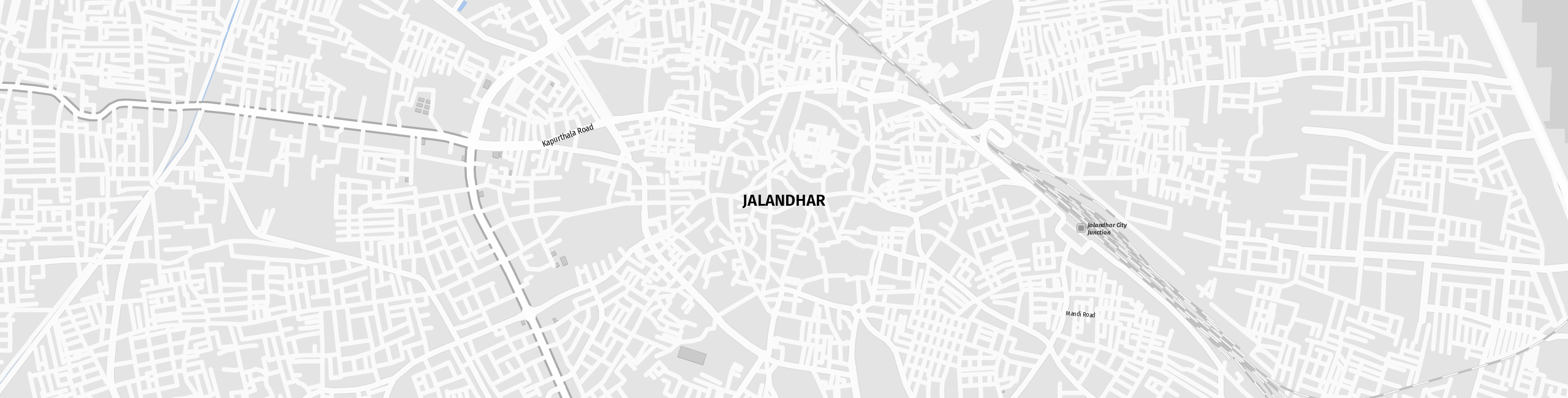 Stadtplan Jalandhar zum Downloaden.