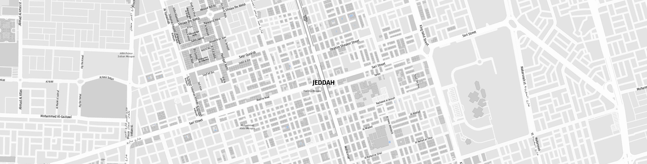 Stadtplan Jeddah zum Downloaden.