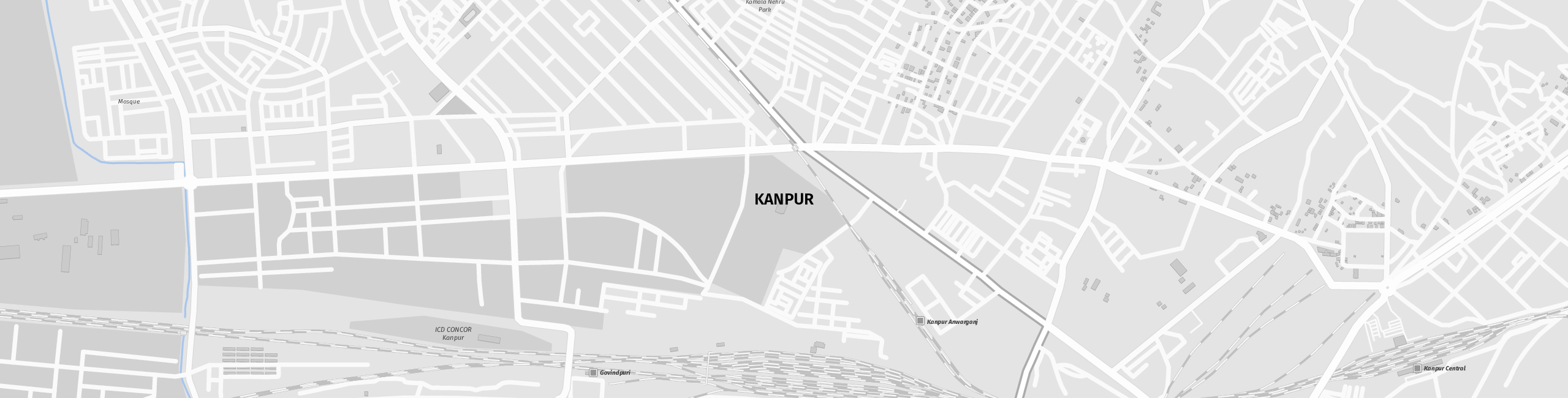 Stadtplan Kanpur zum Downloaden.