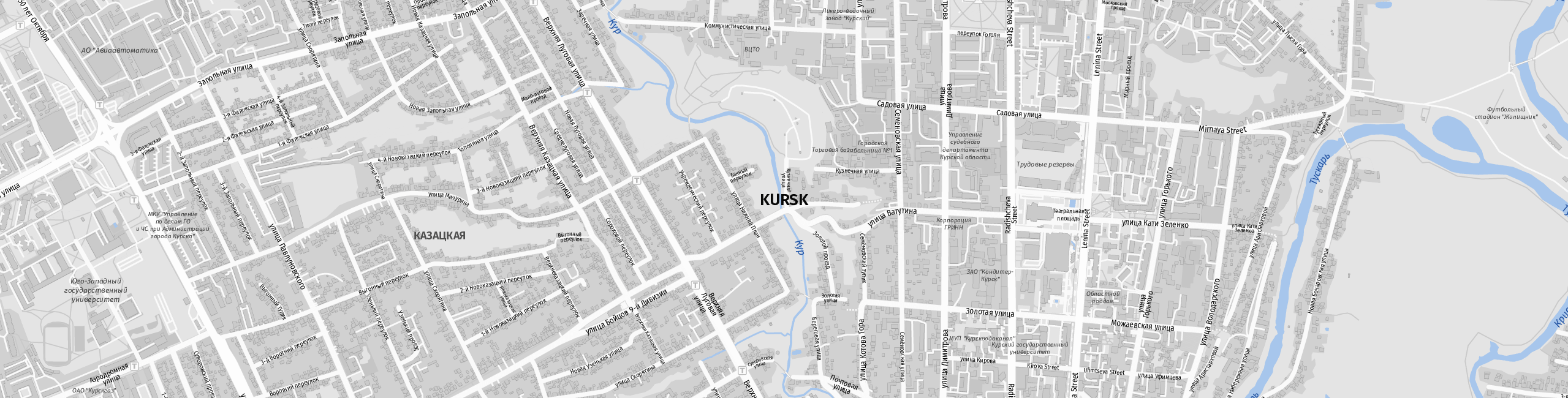 Stadtplan Kursk zum Downloaden.