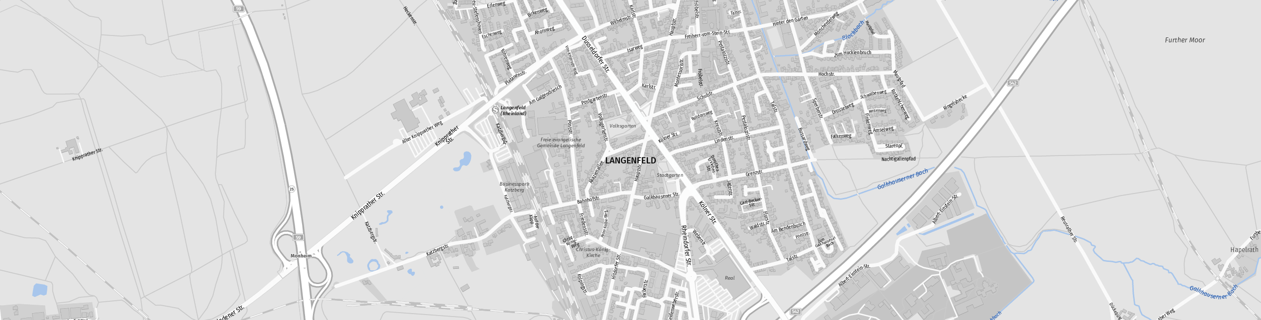 Stadtplan Langenfeld zum Downloaden.