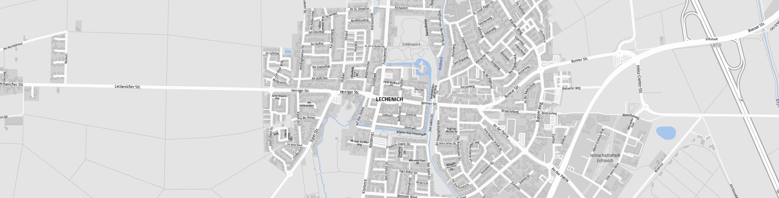 Stadtplan Lechenich zum Downloaden.