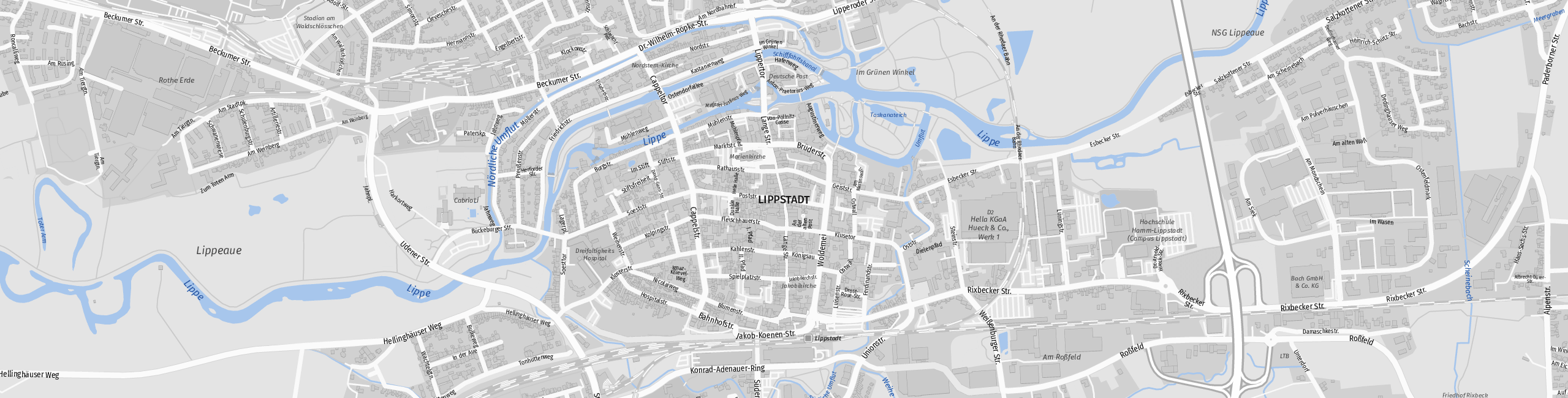 Stadtplan Lippstadt zum Downloaden.
