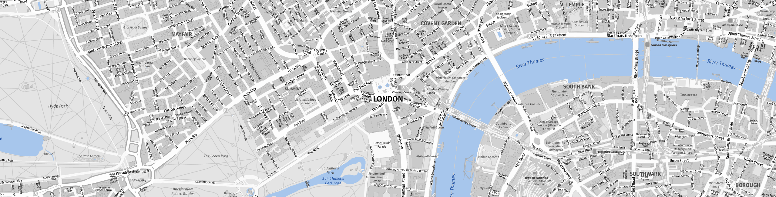 Stadtplan London zum Downloaden.