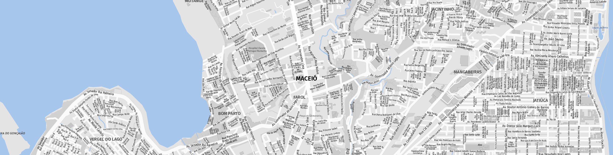 Stadtplan Maceió zum Downloaden.