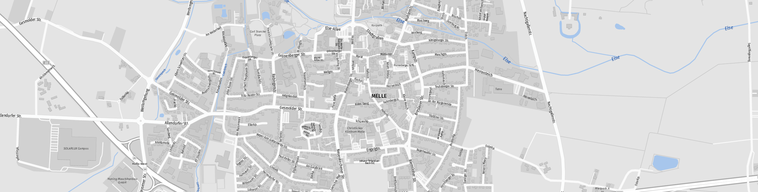 Stadtplan Melle zum Downloaden.