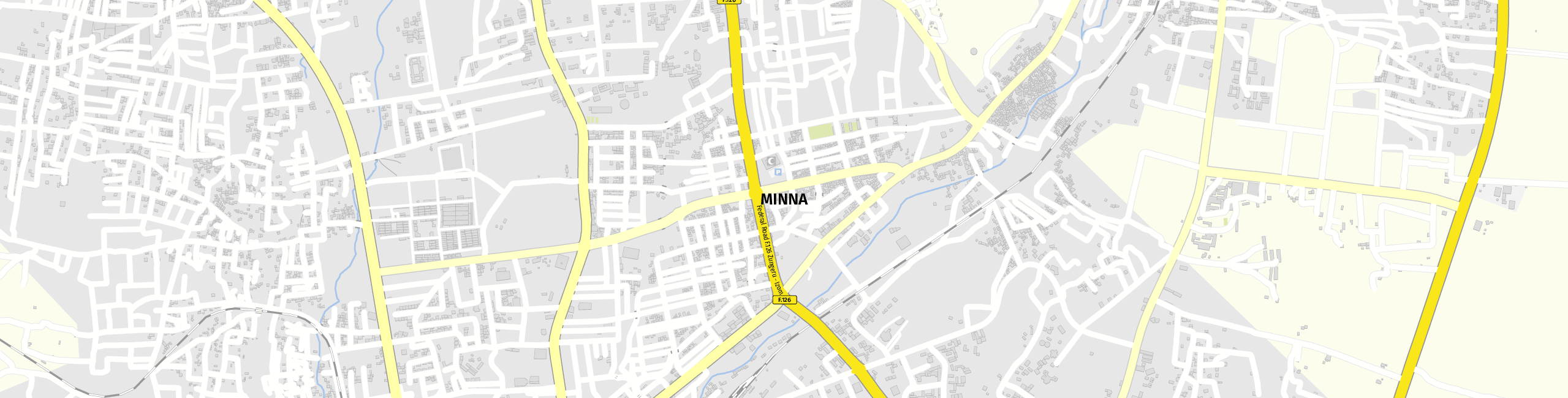 Stadtplan Minna zum Downloaden.