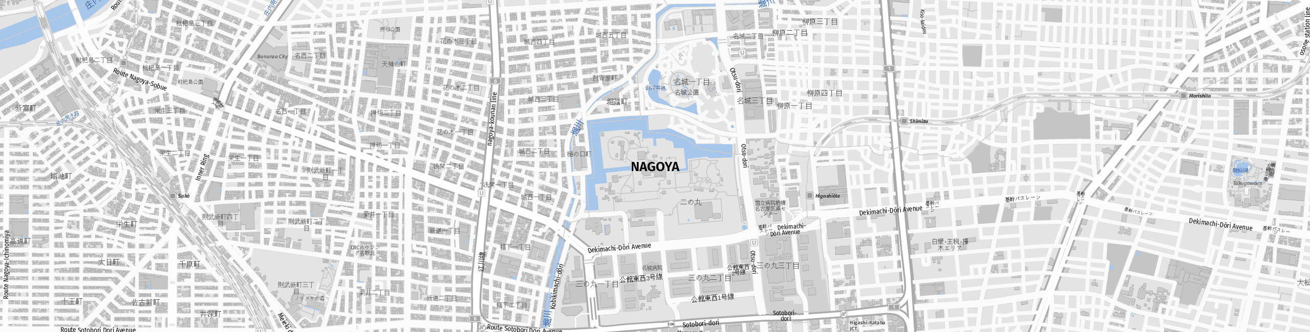 Stadtplan Nagoya zum Downloaden.