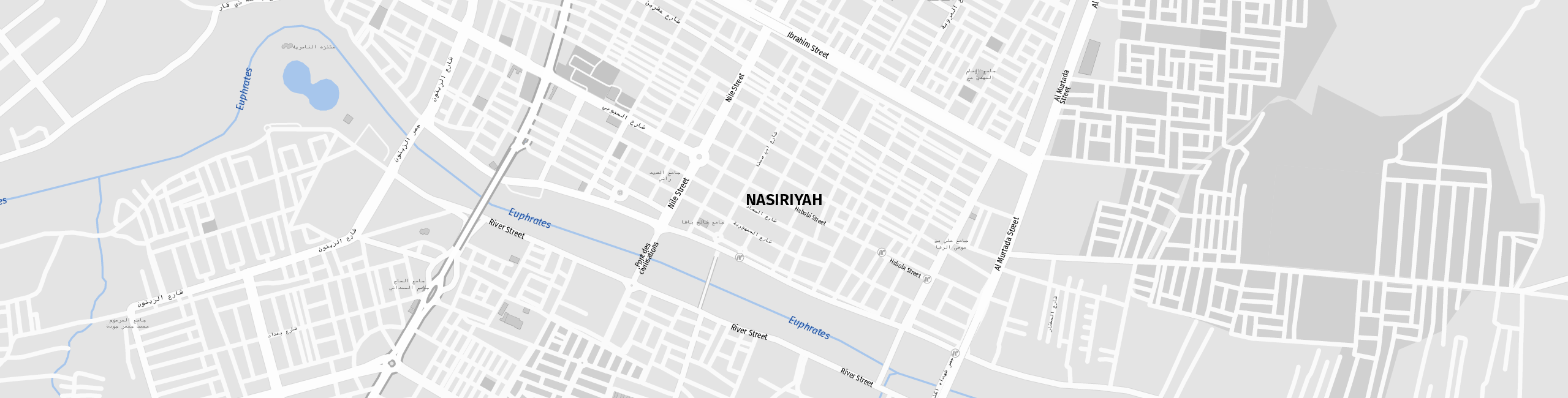 Stadtplan Nasiriyah zum Downloaden.