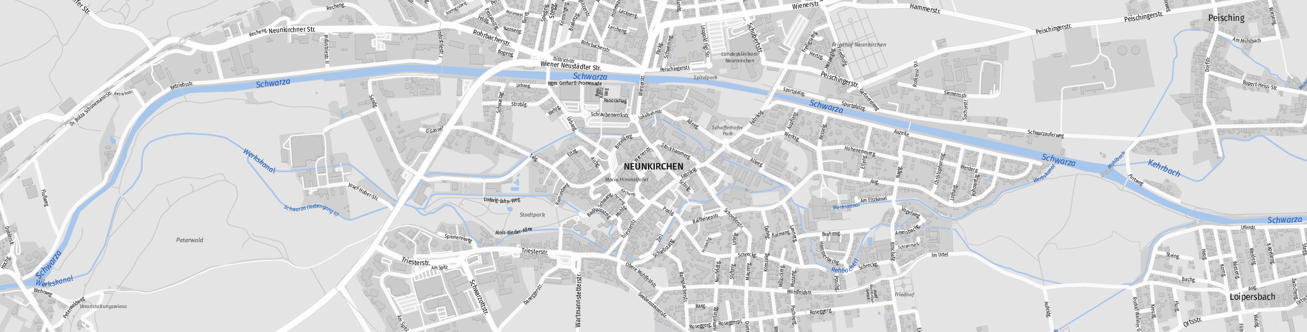 Stadtplan Neunkirchen zum Downloaden.