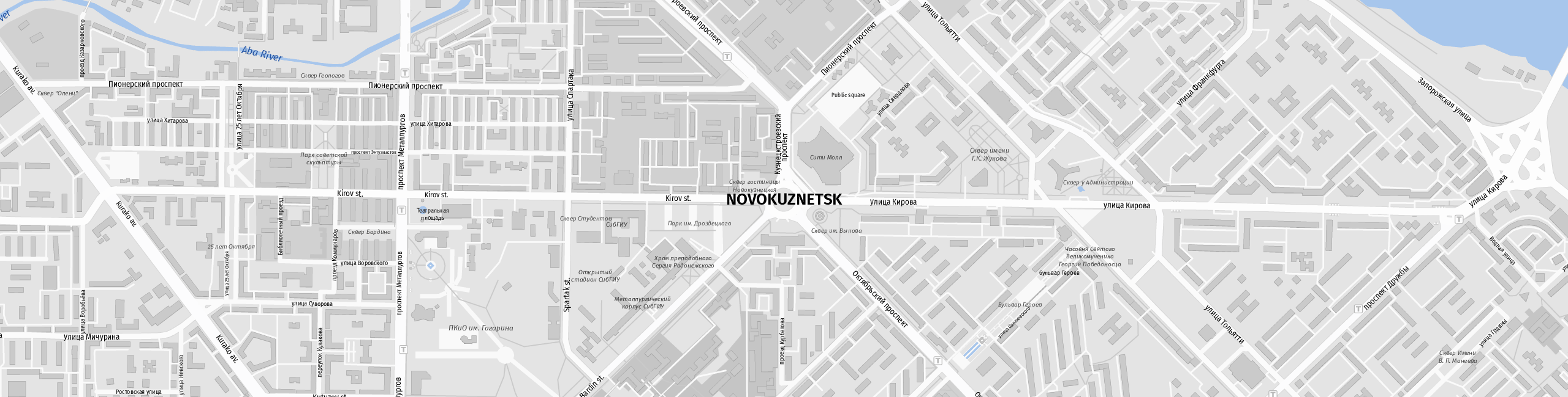 Stadtplan Nowokusnezk zum Downloaden.