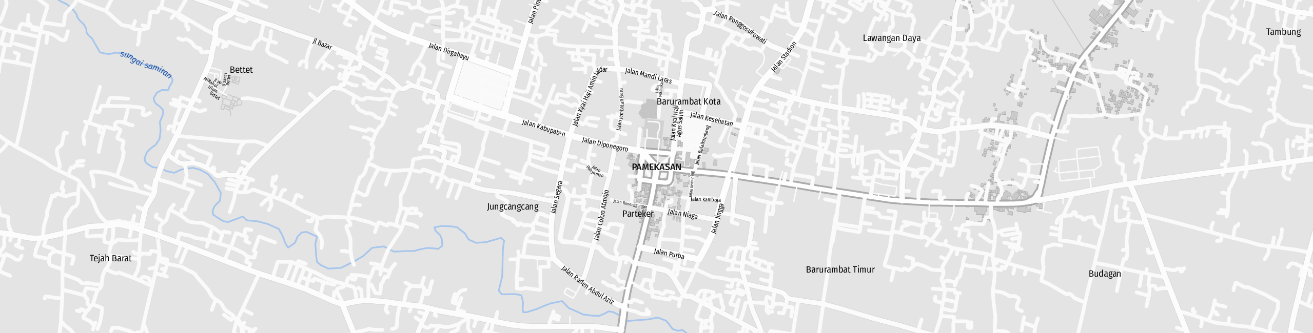 Stadtplan Pamekasan zum Downloaden.