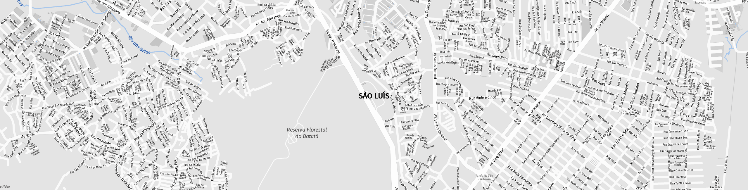 Stadtplan São Luís zum Downloaden.