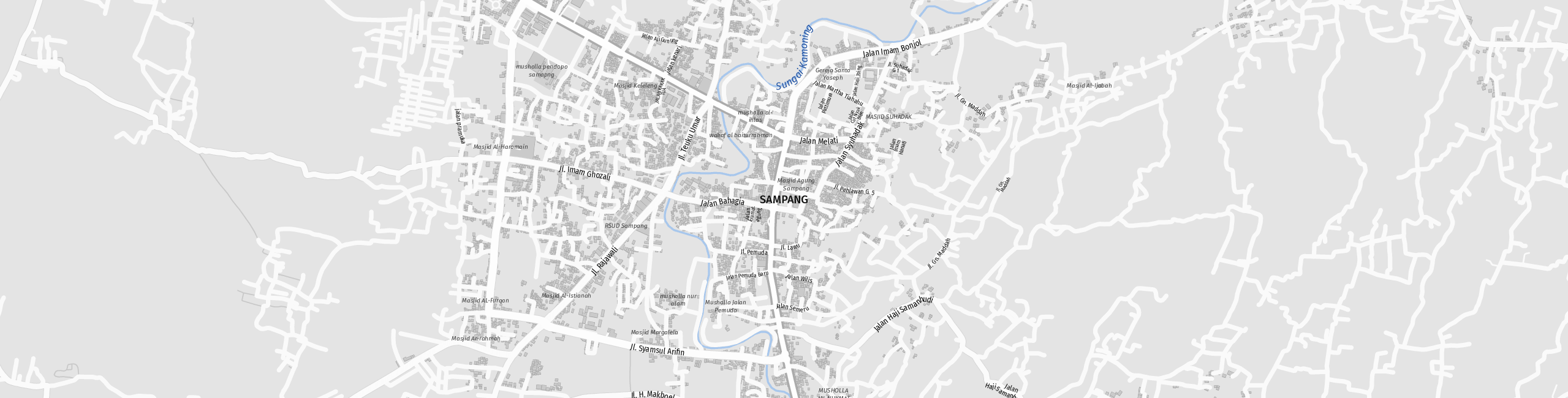 Stadtplan Sampang zum Downloaden.