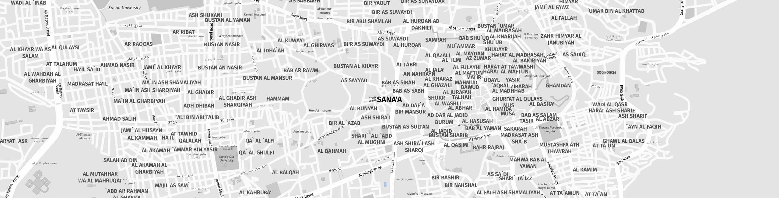 Stadtplan Sana'a zum Downloaden.
