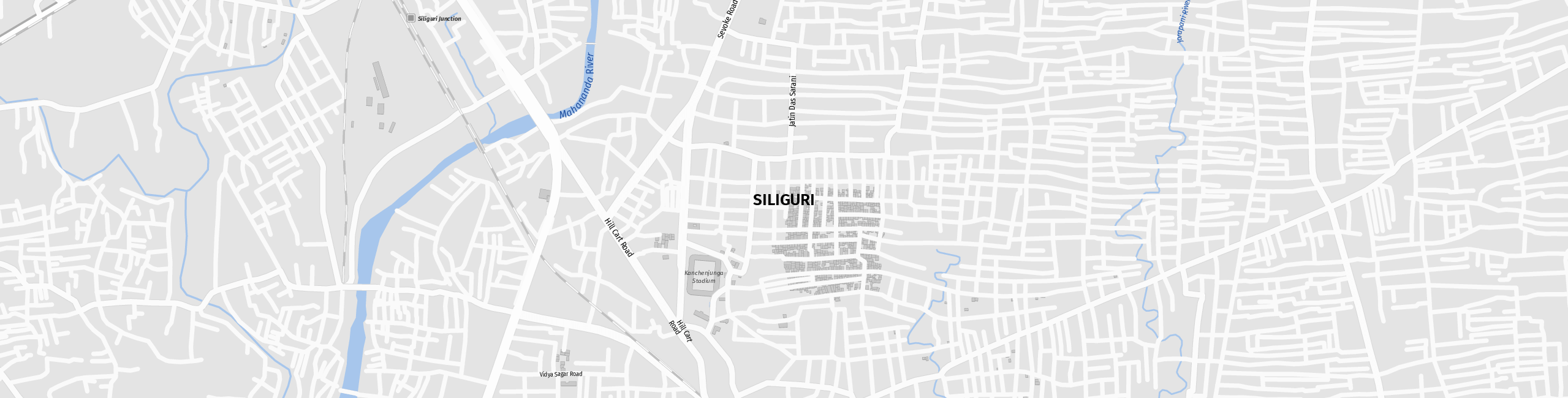 Stadtplan Siliguri zum Downloaden.