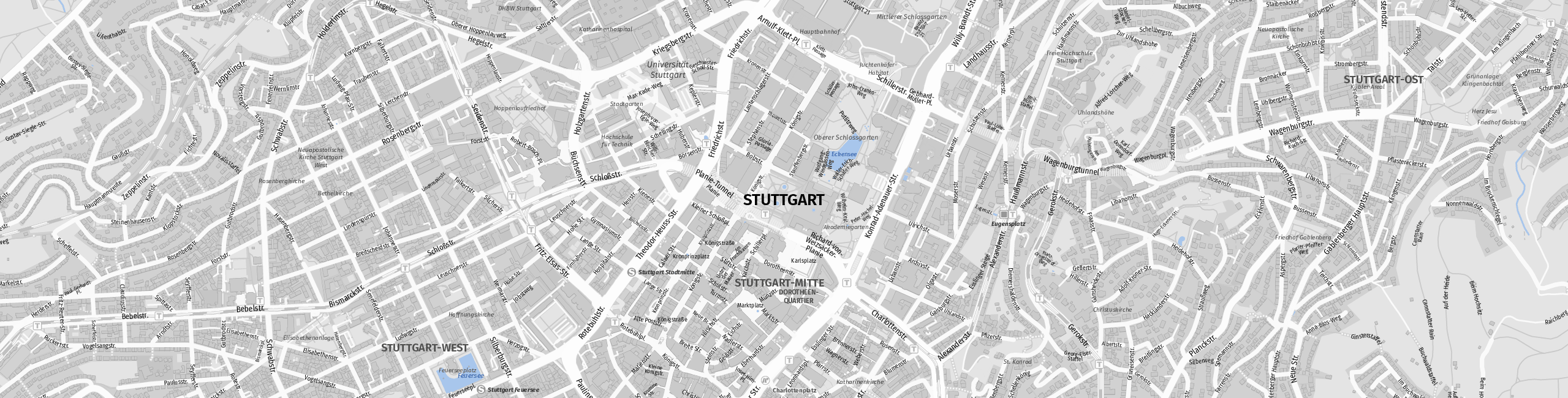 Stadtplan Stuttgart zum Downloaden.