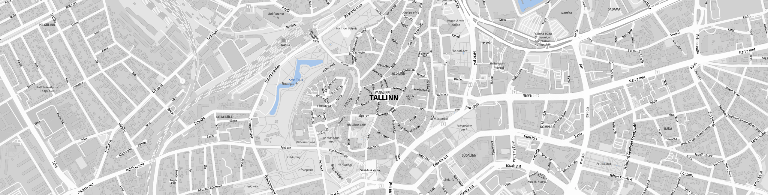 Stadtplan Tallinn zum Downloaden.